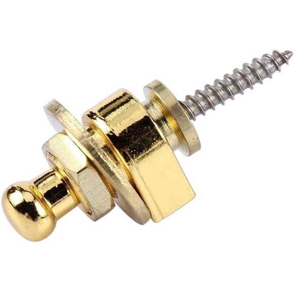NEW 6 PCS Guitar Strap Locks Buttons Non-slip Security Straplocks guitar (Gold) - Picture 9 of 10